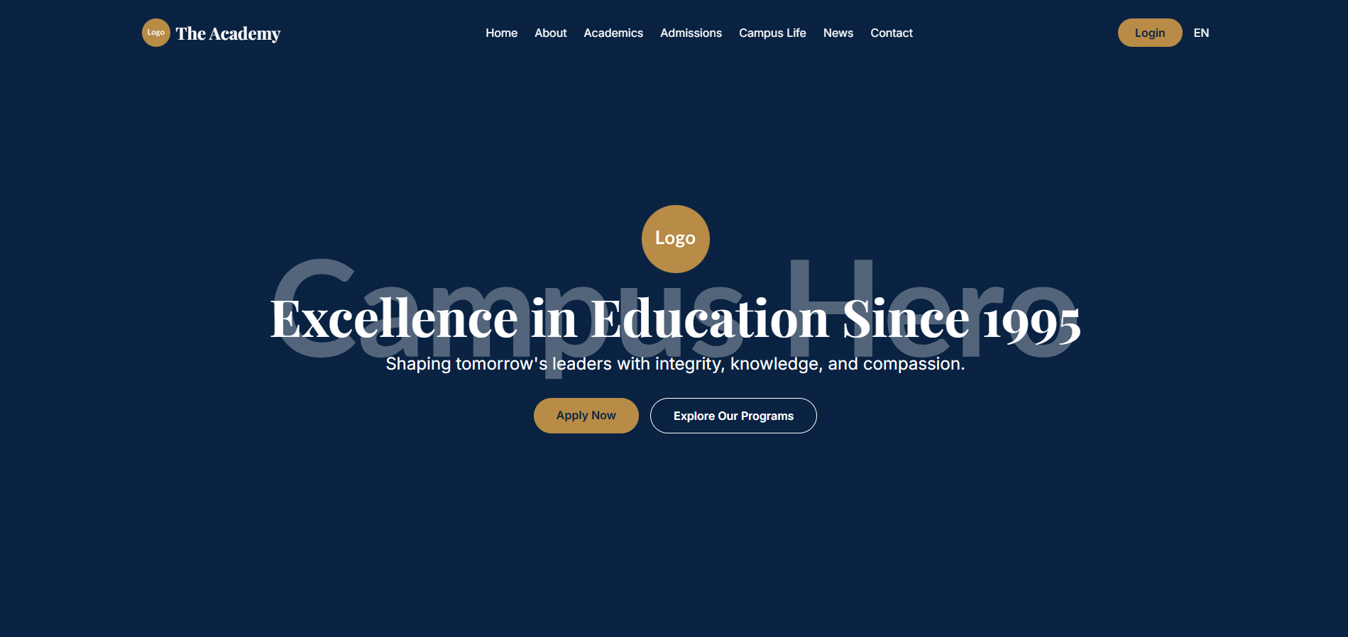 Özel Okul Web Sitesi